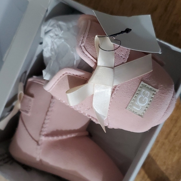 UGG Other - Ugg baby jesse bow boots - pink